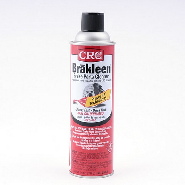 CRC 05050 Очиститель тормозных механизмов ""Brakleen Non-Chlor Brake Parts Cleaner"", 397гр