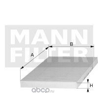 MANN-FILTER CUK230191 Фильтр, воздух во внутренном пространстве