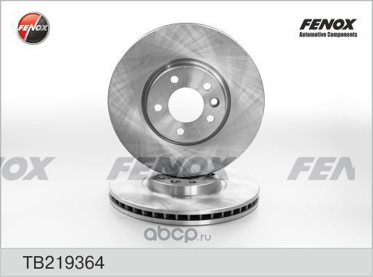 FENOX TB219364 Диск тормозной передний VW Transporter, 2.0 TDI, 09-