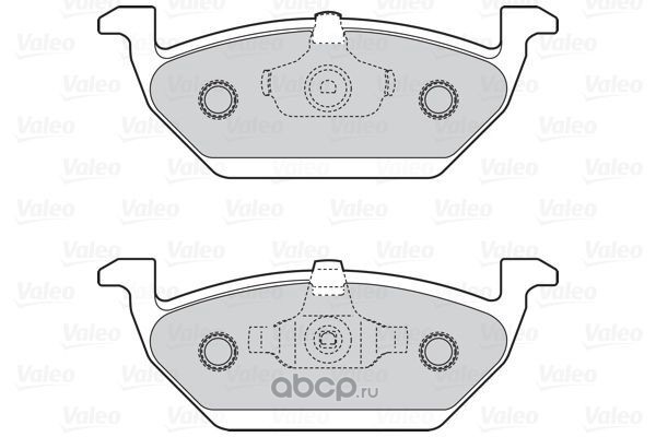 Valeo 302029 Brake Pad Set, disc brake