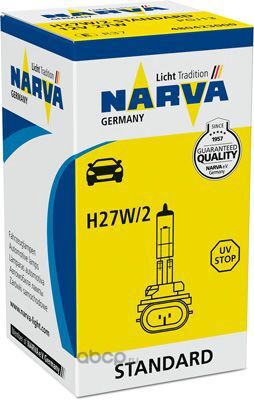 Narva 480423000 Лампа 12V H27W/2 27W PGJ13 NARVA 1 шт. картон