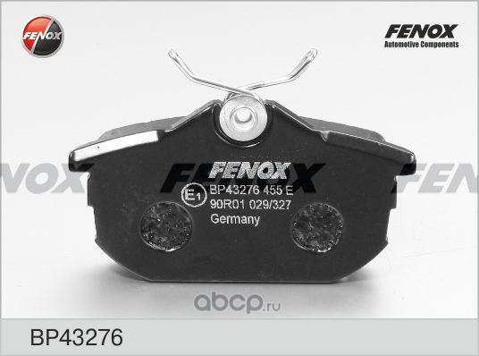 FENOX BP43276 Колодки тормозные задние
