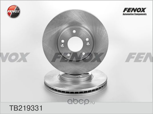 FENOX TB219331 Диск тормозной передний HYUNDAI iX35/Sonata V/KIA Sportage III/Optima 12->