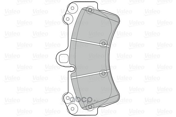 Valeo 302043 Brake Pad Set, disc brake