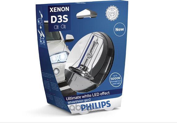 Philips 42403WHV2S1 Лампа D3S 42403 WHV2 42V 35W PK32D-5        S1