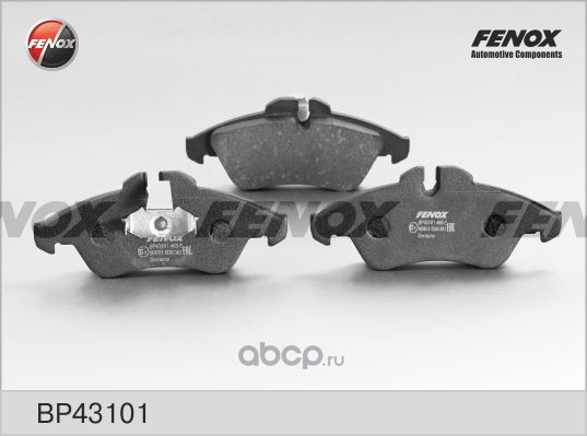 FENOX BP43101 Колодки тормозные передние