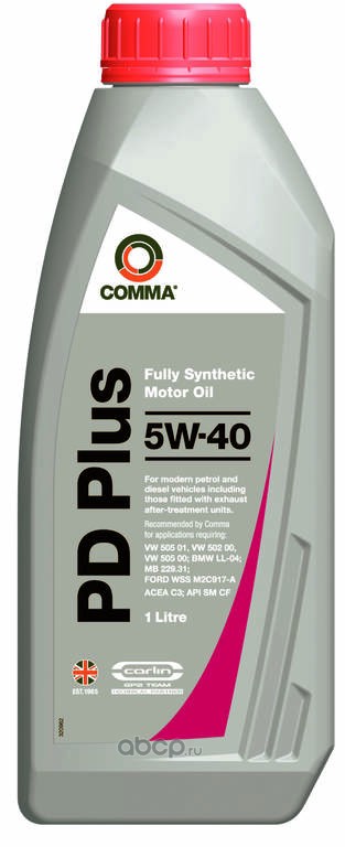 COMMA DPD1L Масло моторное синтетика 5W-40 1 л.