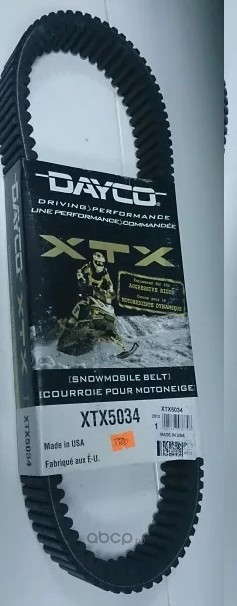 Dayco XTX5034 Dayco  Ремень вариатора 1118 x 39 для Ski-Doo
