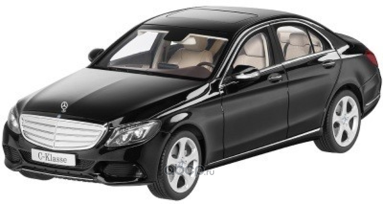 MERCEDES-BENZ B66960255 Модель автомобиля Mercedes C-Klasse Limousine  Exclusive Black 1/18