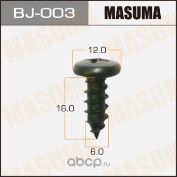 Masuma BJ003 Саморез MASUMA     6x16мм,   набор 10шт