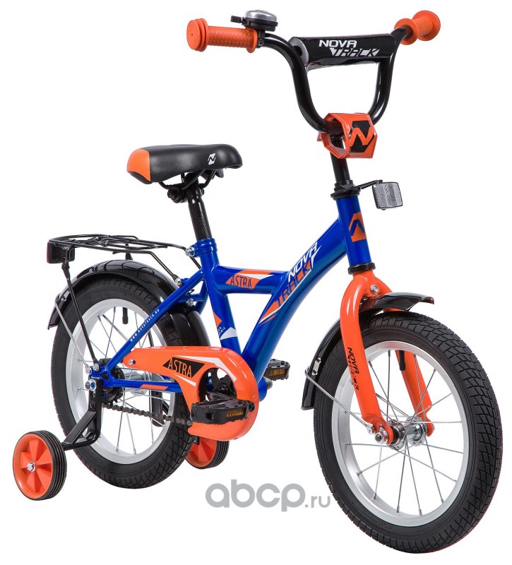 NOVATRACK 123ASTRABL5 Велосипед 12 детский Novatrack Astra (2019) количество скоростей 1 рама сталь синий