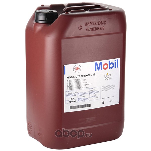 Mobil 150658 Масло Mobil DTE 10 Excel 46 гидравлическое (20л)