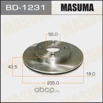 Masuma BD1231 Диск тормозной
