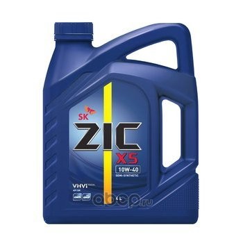 Zic 162622 Масло моторное полусинтетика 10W-40 4 л.