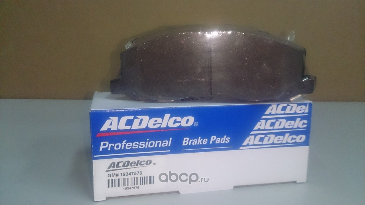 ACDelco 19347576 ACDelco GM Professional Тормозные колодки передние j62