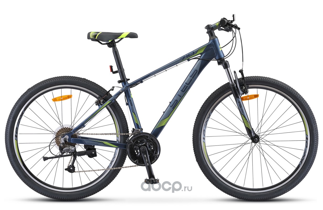 Stels LU080594 Велосипед 27,5 горный STELS Navigator 710 V (2019) количество скоростей 21 рама 19 темно-синий
