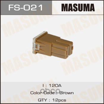 Предохр. MASUMA Силовой   120А (М)  (уп.12шт) FS021