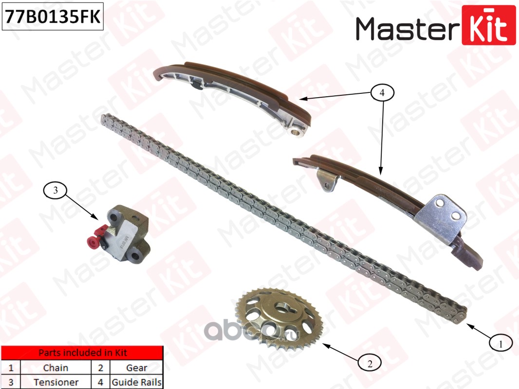 Masterkit каталог. 77b0003k Master Kit. 77b0003k комплект цепи ГРМ (без звездочек). Master Kit 77b0224fk комплект цепи ГРМ. MASTERKIT комплект ГРМ Toyota 1nzfe.