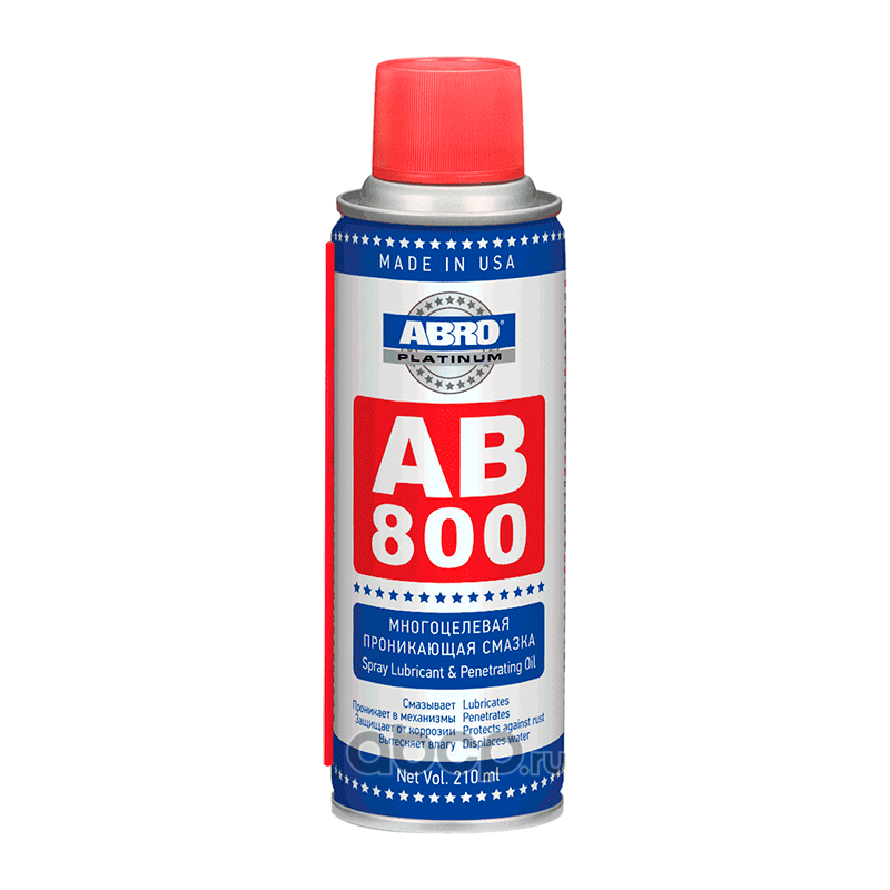 ABRO AB8005R Смазка проникающая "AB 800", 210мл