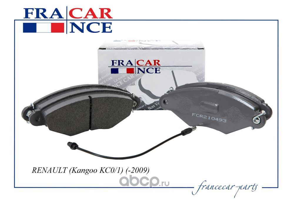 Francecar FCR210493 Колодка дискового тормоза 7701206811/ FRANCECAR