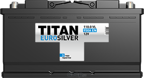 Аккумулятор titan euro silver 85 ah 12v пуск ток 800 а обратная полярность газель next