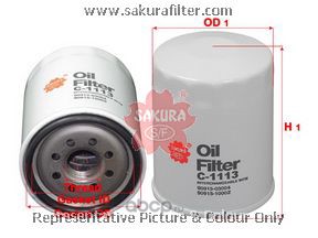 Sakura C1113 Фильтр масляный SUZUKI Grand Vitara