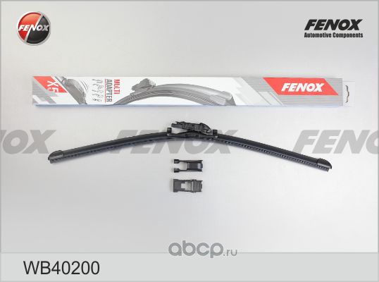 FENOX WB40200 Щетка стеклоочистителя 400 мм бескаркасная 1 шт Multi Adapter X5