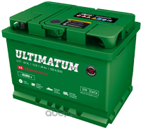 ULTIMATUM 6CT600 Батарея аккумуляторная 60А/ч 550А 12В обратная полярн. стандартные клеммы