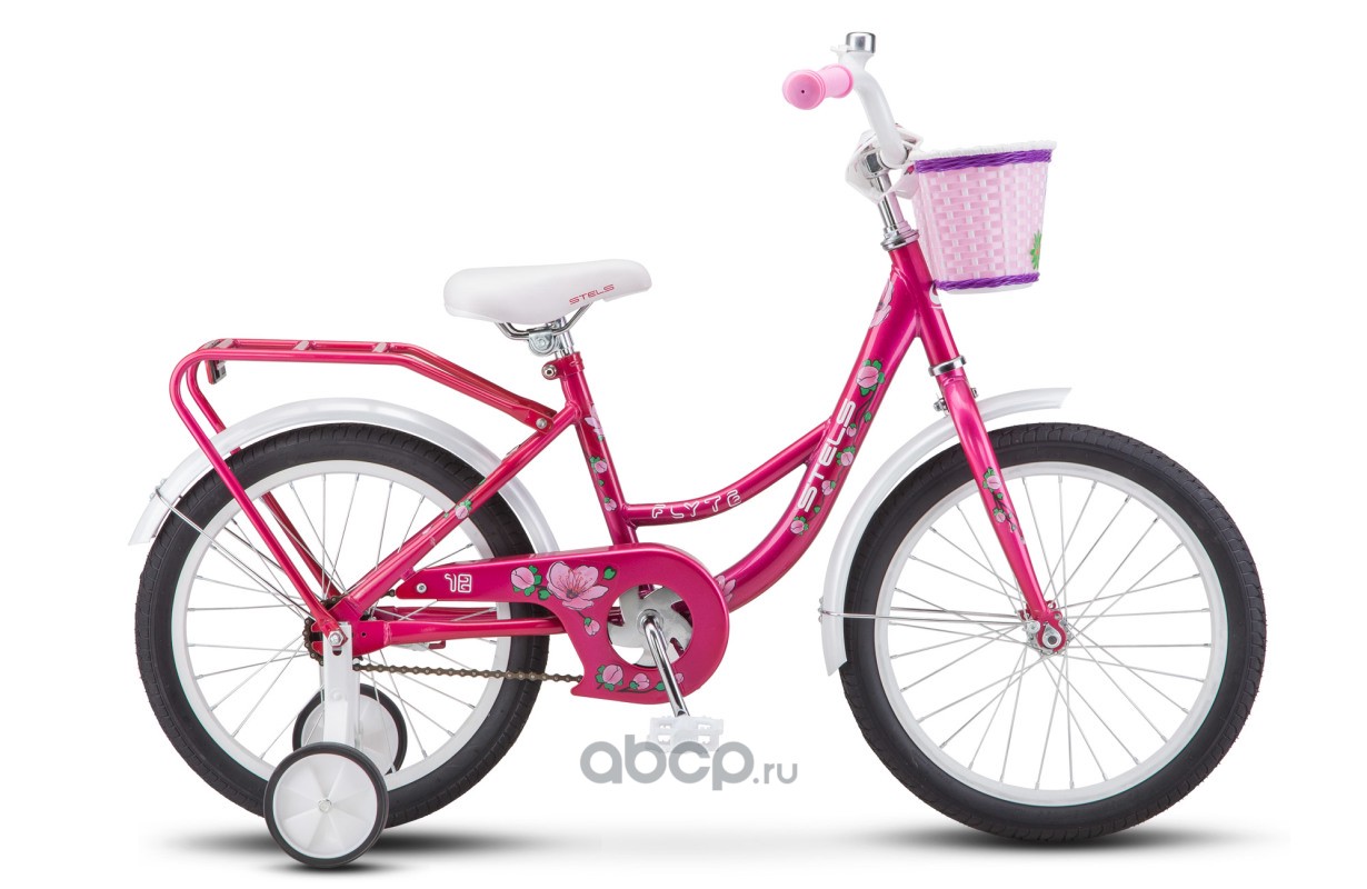 Stels LU077683 Велосипед 18 детский STELS Flyte Lady (2019) количество скоростей 1 рама сталь 12 розовый