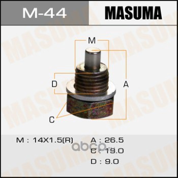 Masuma M44 Болт (пробка) маслосливной
