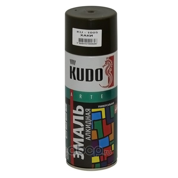 Kudo KU1005 Эмаль универсальная KUDO «3P» TECHNOLOGY Хаки RAL 6014