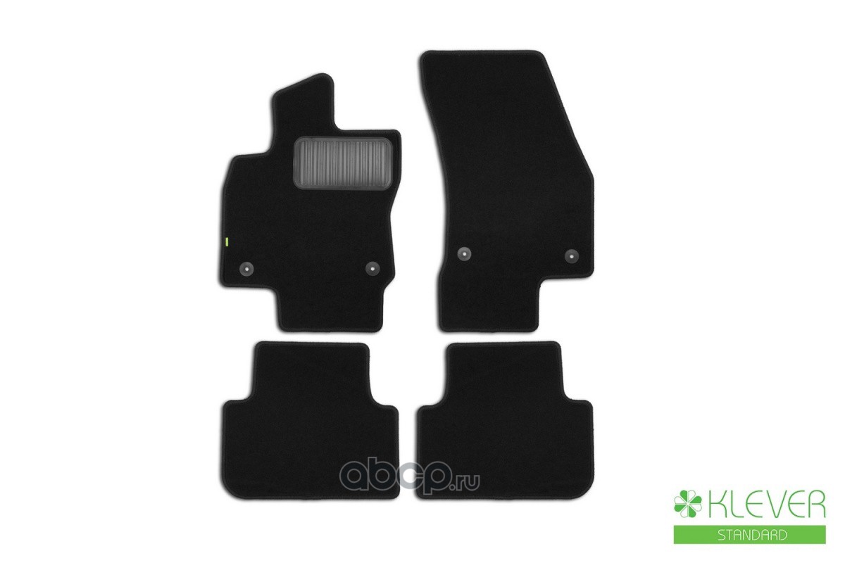 KLEVER02514701210kh Autofamily Коврики в салон 4 шт текстиль Standard  купить запчасти в Банзай Авто