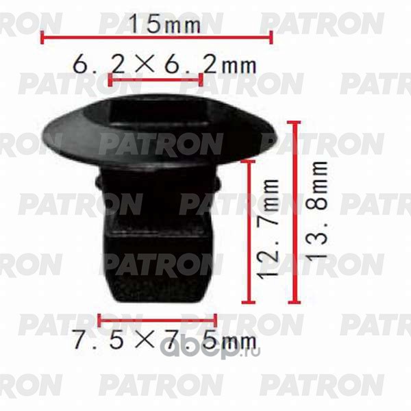 PATRON P370228A Фиксатор пластиковый