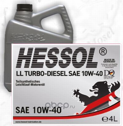 HESSOL HES0091 Масло моторное полусинтетика 10W-40 4 л.