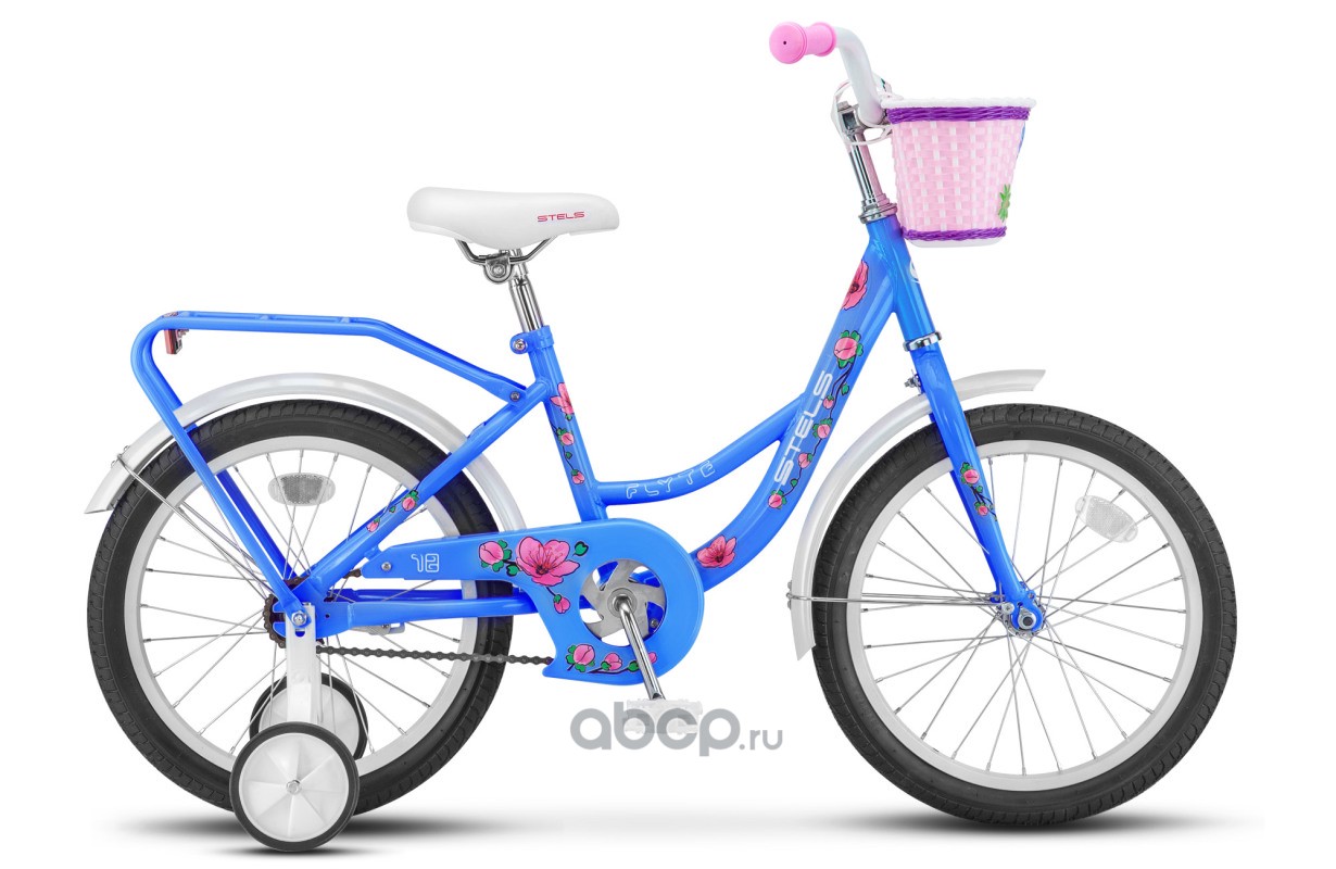 Stels LU074632 Велосипед 18 детский Flyte Z011 (2018) Lady количество скоростей 1 рама сталь 12 голубой