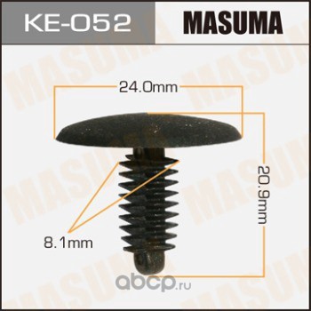 Masuma KE052 Клипса автомобильная (автокрепеж) MASUMA    052-KE  [уп.50]