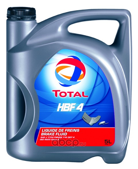 Тормозная жидкость TOTAL HBF 4 5L 150511