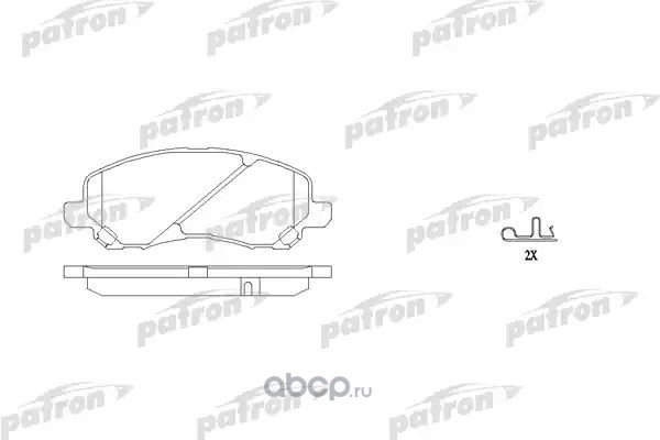 PATRON PBP1621 Колодки тормозные дисковые