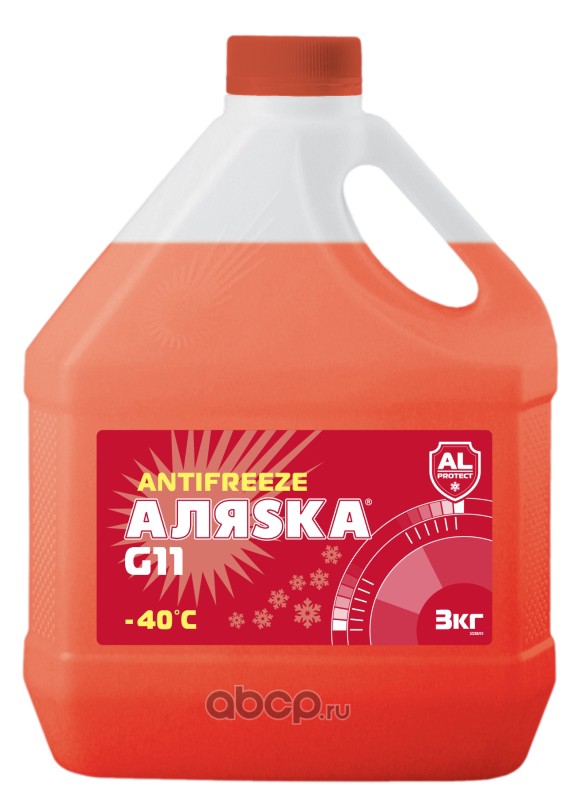 Аляска 5538 Жидкость охлаждающая  Аляска -40 red 3л
