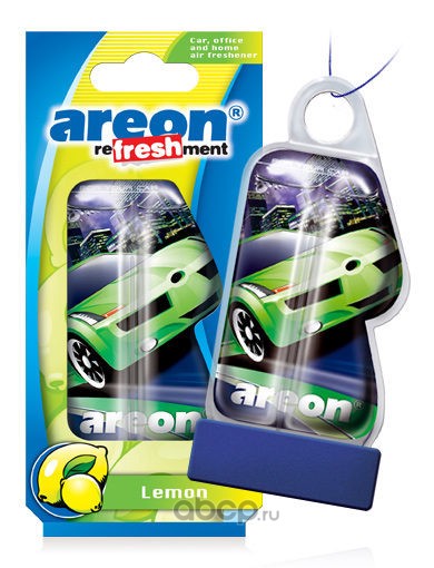 AREON LC05 Ароматизатор  REFRESHMENT LIQUID  Лимон Lemon