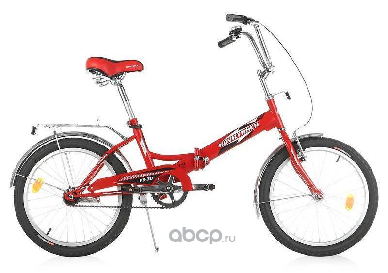 NOVATRACK 20FFS301VRD5 Велосипед 20 складной FS30 (2019) количество скоростей 1 рама сталь красный