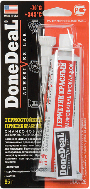 DoneDeal DD6726 Формирователь прокладок красный 85гр от -75C до +345 C