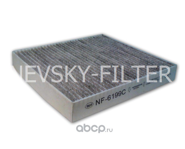 NEVSKY FILTER NF6199C Фильтр очистки воздуха салона угольный