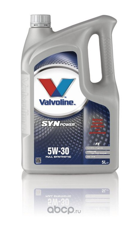 Valvoline 872552 Моторное масло SYNPOWER FE 5W30 5 L SW