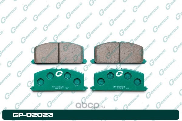 GBRAKE GP02023 Колодки тормозные дисковые