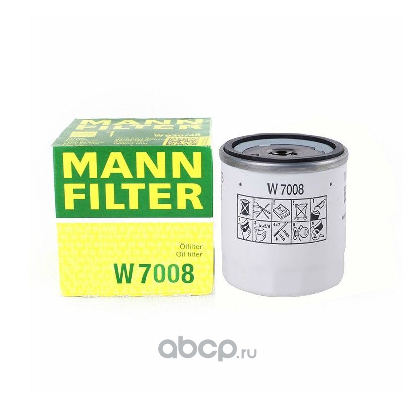 MANN-FILTER W7008 Фильтр масляный