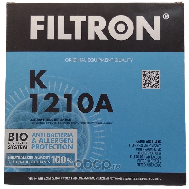 Filtron K1210A Фильтр салонный, угольный
