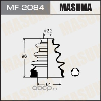Masuma MF2084 Пыльник ШРУСа