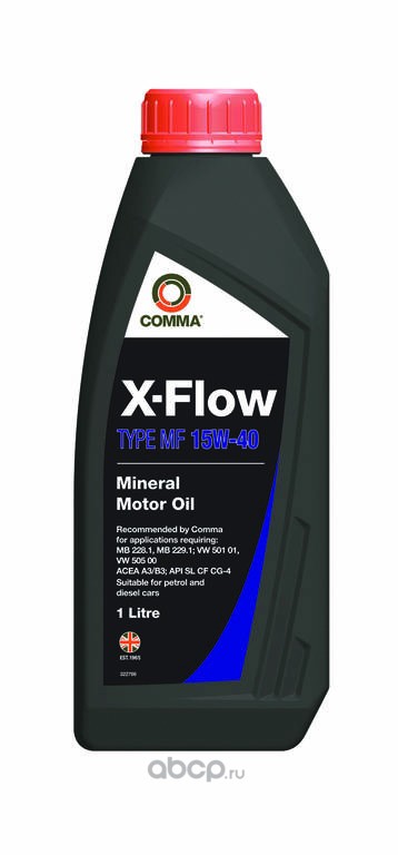 COMMA XFMF1L Масло моторное минеральное 15W-40 1 л.