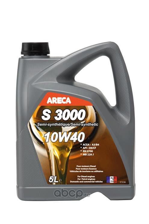 Areca 010604 Масло моторное ARECA S3000 DIESEL полусинтетика 10W-40 5 л.